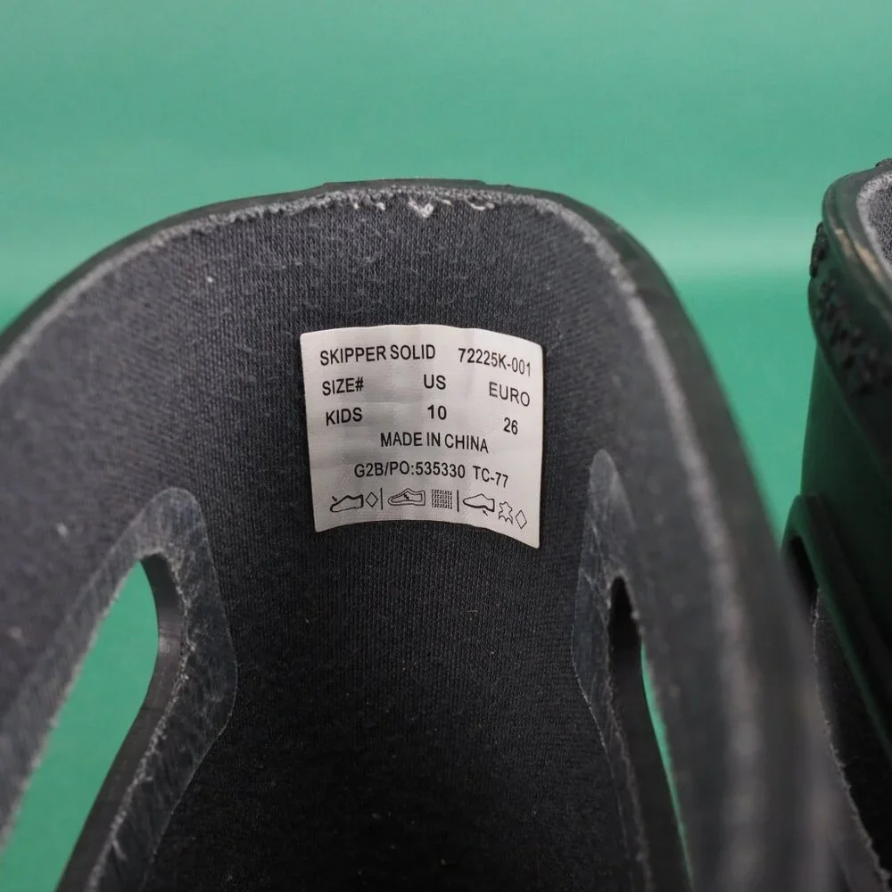 Bogs Skipper Kids Waterproof Rain Boots Size 10 Toddler Classic Solid Black - Picture 3 of 7